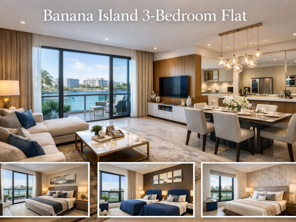 3 Bedroom Apartment with a room BQ @ P78, 303 CLOSE, BANANA ISLAND