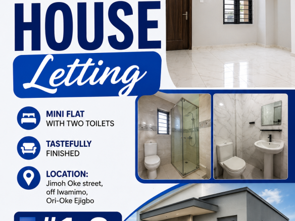 New House Letting Mini flat with two toilets
